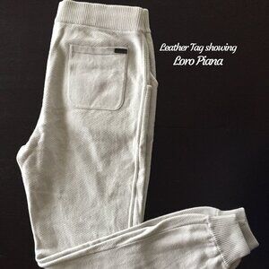 $2400 Loro Piana Cashmere Silk Joggers